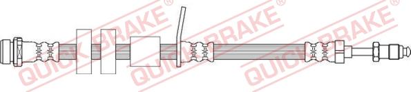 QUICK BRAKE 32.702 - Гальмівний шланг avtolavka.club