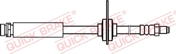 QUICK BRAKE 32.712 - Гальмівний шланг avtolavka.club