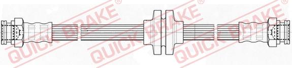 QUICK BRAKE 22.926 - Гальмівний шланг avtolavka.club