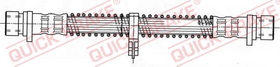 QUICK BRAKE 22.920 - Гальмівний шланг avtolavka.club