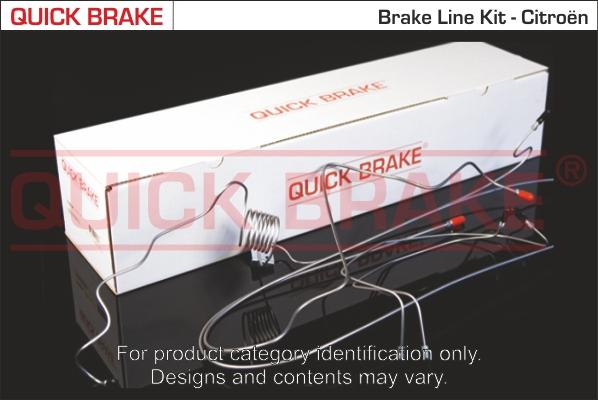 QUICK BRAKE CI 060 - Комплект трубопроводів гальмівного приводу avtolavka.club