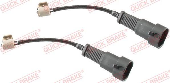 QUICK BRAKE WS 0405 A - Сигналізатор, знос гальмівних колодок avtolavka.club