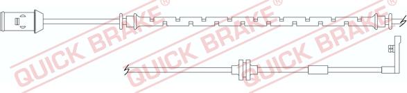 QUICK BRAKE WS 0194 B - Сигналізатор, знос гальмівних колодок avtolavka.club