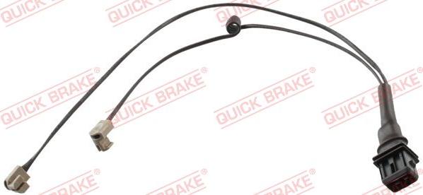 QUICK BRAKE WS 0189 B - Сигналізатор, знос гальмівних колодок avtolavka.club