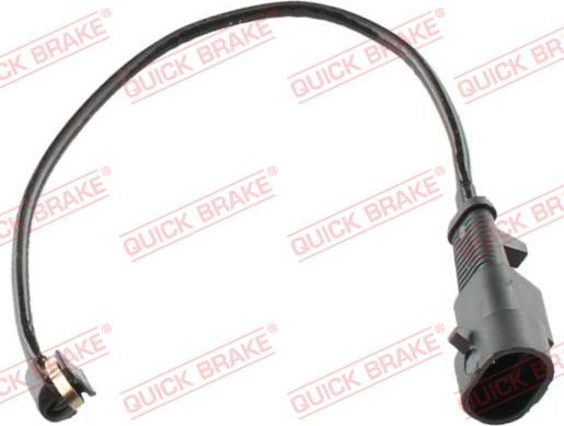 QUICK BRAKE WS 0323 B - Сигналізатор, знос гальмівних колодок avtolavka.club