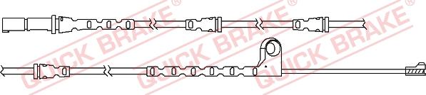 QUICK BRAKE WS 0290 A - Сигналізатор, знос гальмівних колодок avtolavka.club