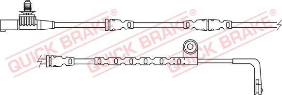 QUICK BRAKE WS 0278 B - Сигналізатор, знос гальмівних колодок avtolavka.club