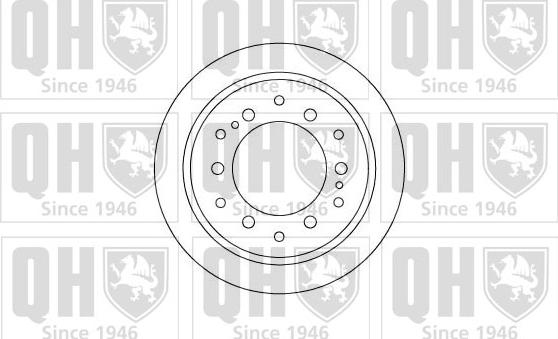 Quinton Hazell BDC4948 - Гальмівний диск avtolavka.club