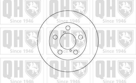 Quinton Hazell BDC4958 - Гальмівний диск avtolavka.club