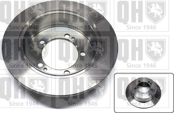 Quinton Hazell BDC4988 - Гальмівний диск avtolavka.club