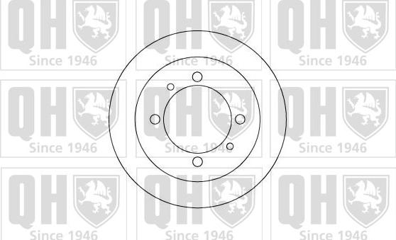 Quinton Hazell BDC4924 - Гальмівний диск avtolavka.club