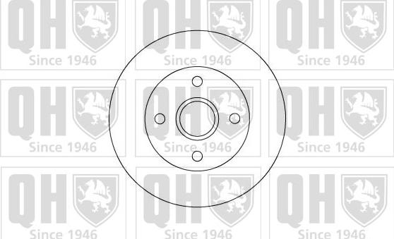 Quinton Hazell BDC4441 - Гальмівний диск avtolavka.club