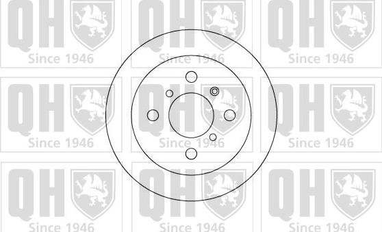 Quinton Hazell BDC4595 - Гальмівний диск avtolavka.club