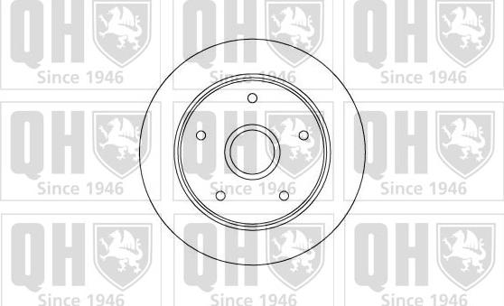 Quinton Hazell BDC4590 - Гальмівний диск avtolavka.club