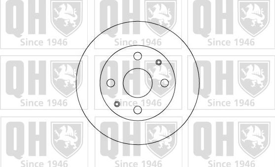 Quinton Hazell BDC4593 - Гальмівний диск avtolavka.club