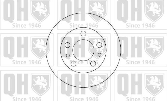 Quinton Hazell BDC4547 - Гальмівний диск avtolavka.club