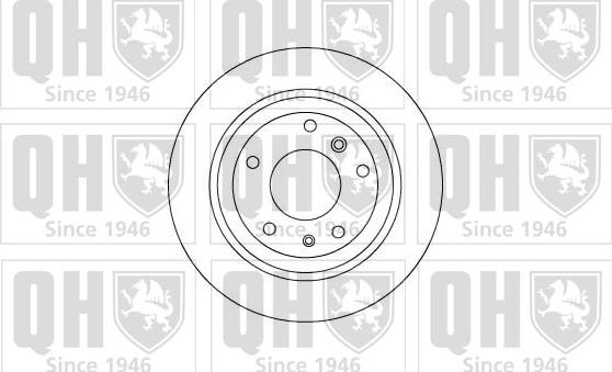 Quinton Hazell BDC4551 - Гальмівний диск avtolavka.club