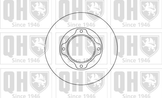 Quinton Hazell BDC4617 - Гальмівний диск avtolavka.club