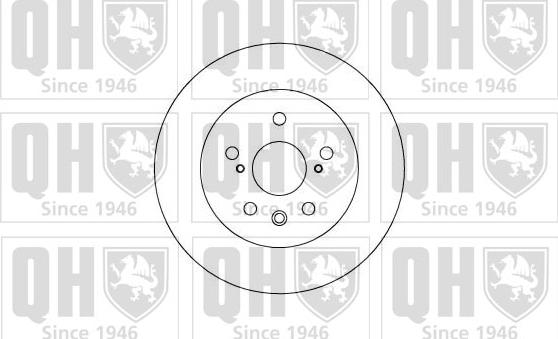 Quinton Hazell BDC4624 - Гальмівний диск avtolavka.club