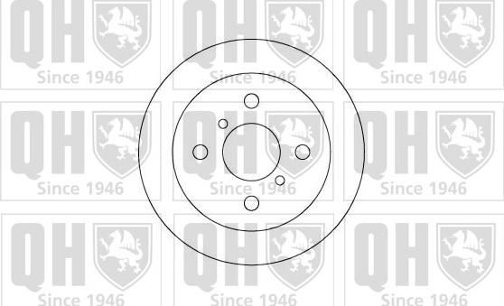 Quinton Hazell BDC4626 - Гальмівний диск avtolavka.club