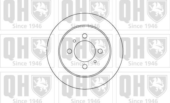 Quinton Hazell BDC4893 - Гальмівний диск avtolavka.club