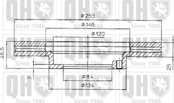 Quinton Hazell BDC4818 - Гальмівний диск avtolavka.club