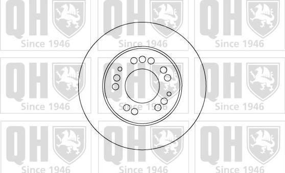 Quinton Hazell BDC4884 - Гальмівний диск avtolavka.club