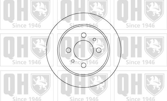 Quinton Hazell BDC4880 - Гальмівний диск avtolavka.club