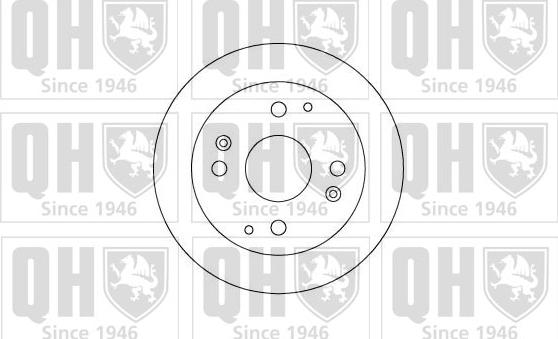 Quinton Hazell BDC4820 - Гальмівний диск avtolavka.club