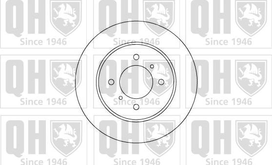 Quinton Hazell BDC4879 - Гальмівний диск avtolavka.club