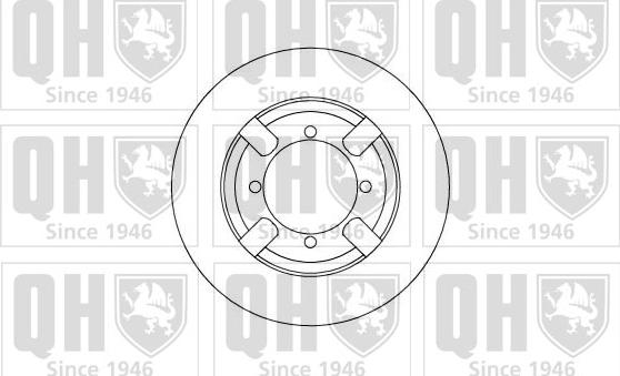 Quinton Hazell BDC4878 - Гальмівний диск avtolavka.club