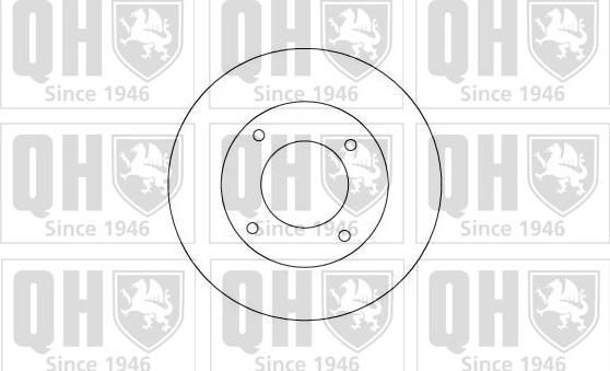 Quinton Hazell BDC4319 - Гальмівний диск avtolavka.club