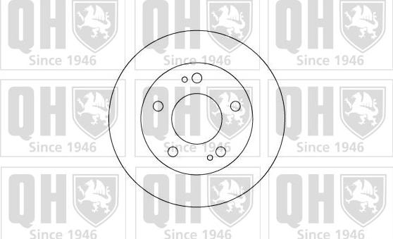 Quinton Hazell BDC4384 - Гальмівний диск avtolavka.club