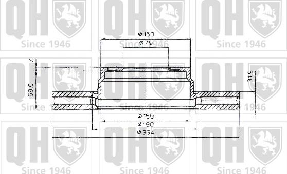 Quinton Hazell BDC4785 - Гальмівний диск avtolavka.club