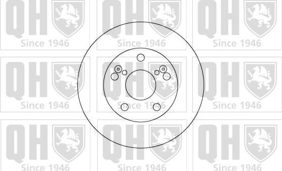 Quinton Hazell BDC5093 - Гальмівний диск avtolavka.club