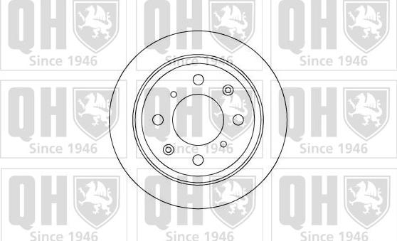 Quinton Hazell BDC5047 - Гальмівний диск avtolavka.club