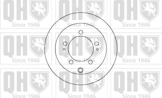 Quinton Hazell BDC5059 - Гальмівний диск avtolavka.club