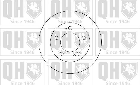 Quinton Hazell BDC5061 - Гальмівний диск avtolavka.club