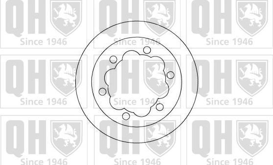 Quinton Hazell BDC5005 - Гальмівний диск avtolavka.club