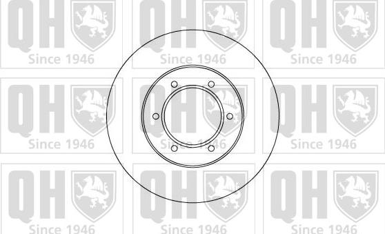 Quinton Hazell BDC5002 - Гальмівний диск avtolavka.club