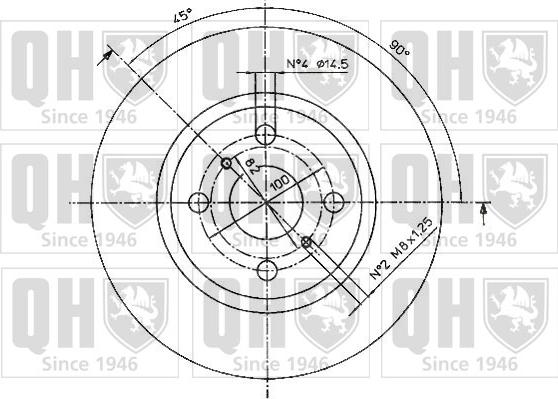 Quinton Hazell BDC5084 - Гальмівний диск avtolavka.club