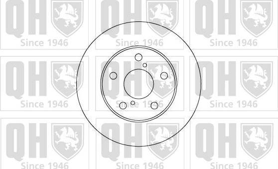 Quinton Hazell BDC5085 - Гальмівний диск avtolavka.club