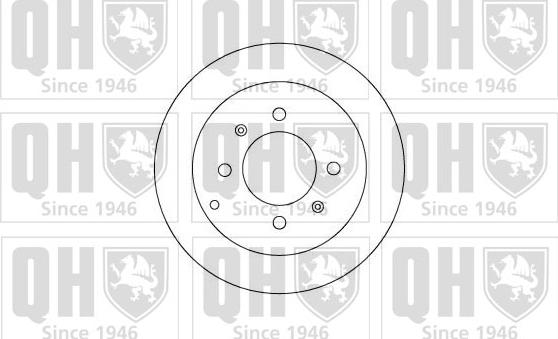 Quinton Hazell BDC5202 - Гальмівний диск avtolavka.club