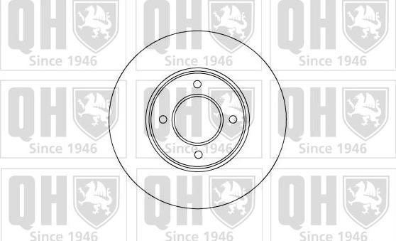 Quinton Hazell BDC1018 - Гальмівний диск avtolavka.club