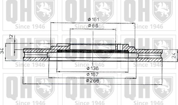 Quinton Hazell BDC3918 - Гальмівний диск avtolavka.club