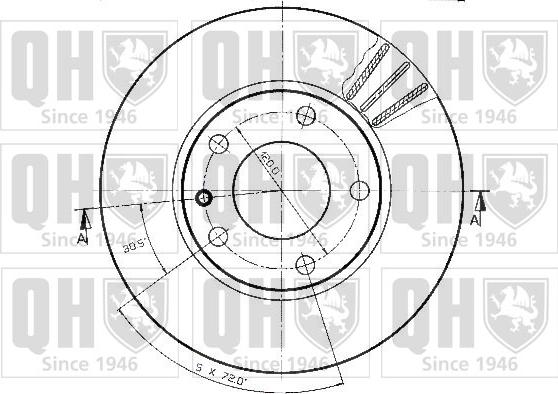 Quinton Hazell BDC3478 - Гальмівний диск avtolavka.club