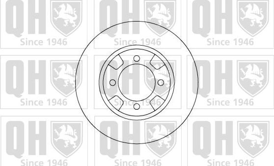 Quinton Hazell BDC3587 - Гальмівний диск avtolavka.club