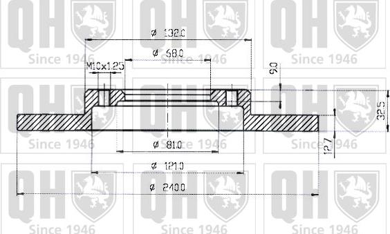 Quinton Hazell BDC3576 - Гальмівний диск avtolavka.club