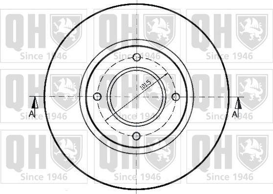 Quinton Hazell BDC3576 - Гальмівний диск avtolavka.club