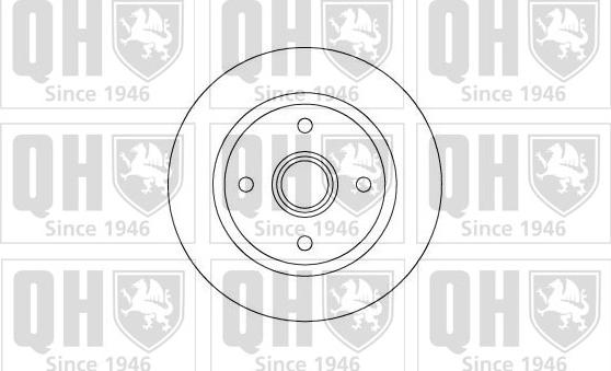 Quinton Hazell BDC3650 - Гальмівний диск avtolavka.club